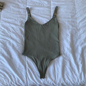 Olive green Babaton body suit